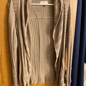 Brown cardigan